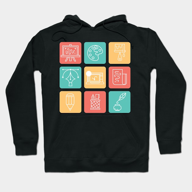 designer identity Hoodie by vectoprint